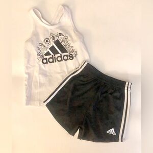 Adidas 2 piece short set